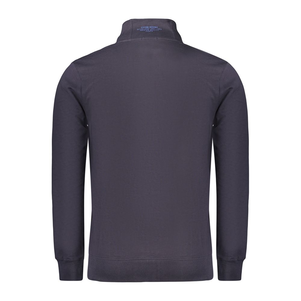 Coveri Moving Blue Cotton Sweatshirt