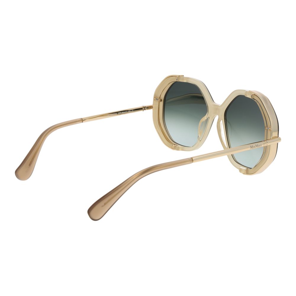 Gafas de sol de acetato beige Max Mara