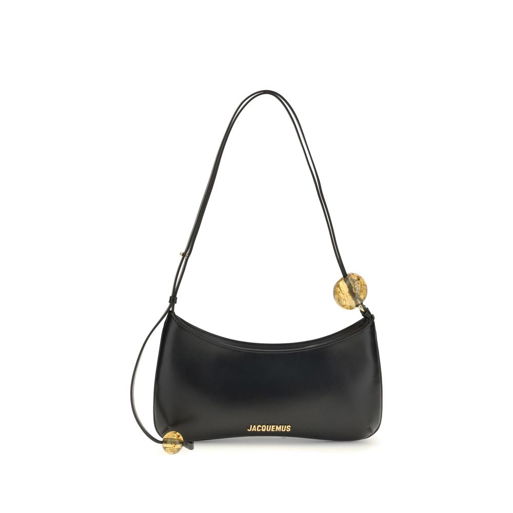 Bolso de Hombro Jacquemus de Piel de Becerro Negra Bos Taurus