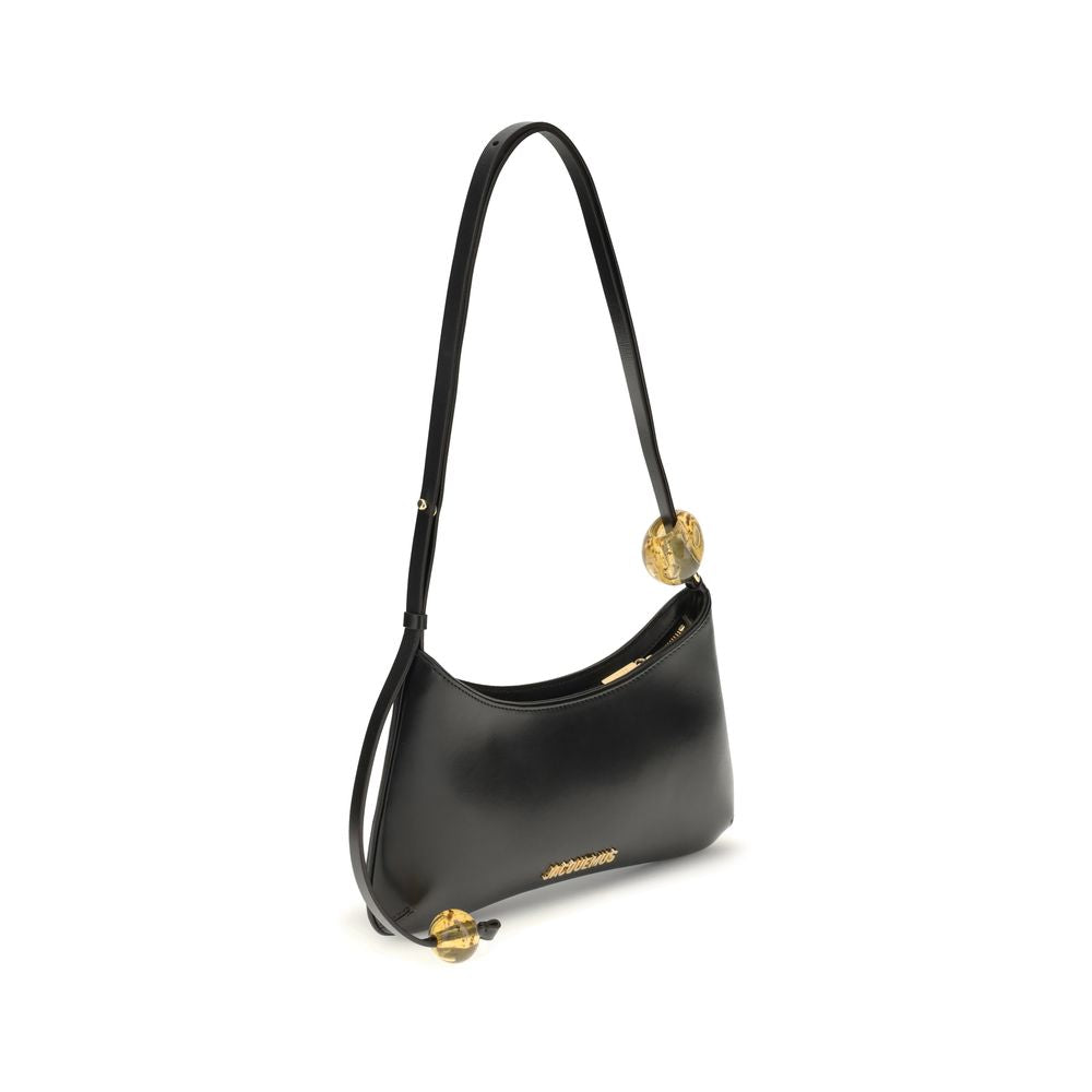 Bolso de Hombro Jacquemus de Piel de Becerro Negra Bos Taurus