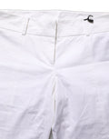 Patrizia Pepe White Mid Waist Tapered Formal Trousers Pants