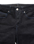 Acht Black Cotton Stretch HighWaist Skinny Denim Trouser Jeans