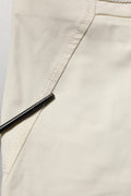 Elisabetta Franchi White Low Waist Skinny Women Trouser Pants