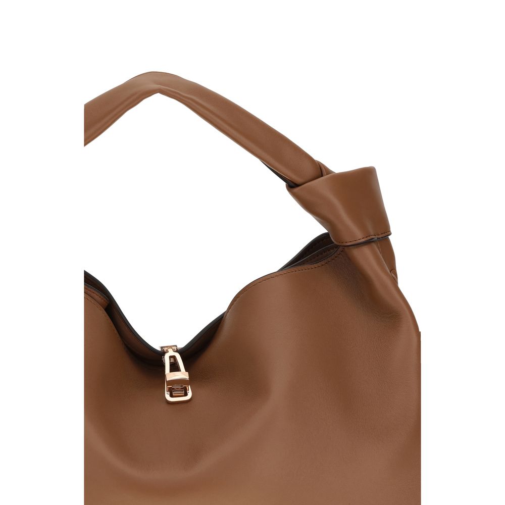 Bolso de hombro Gabriela Hearst marrón de cordero Ovis Aries Aries