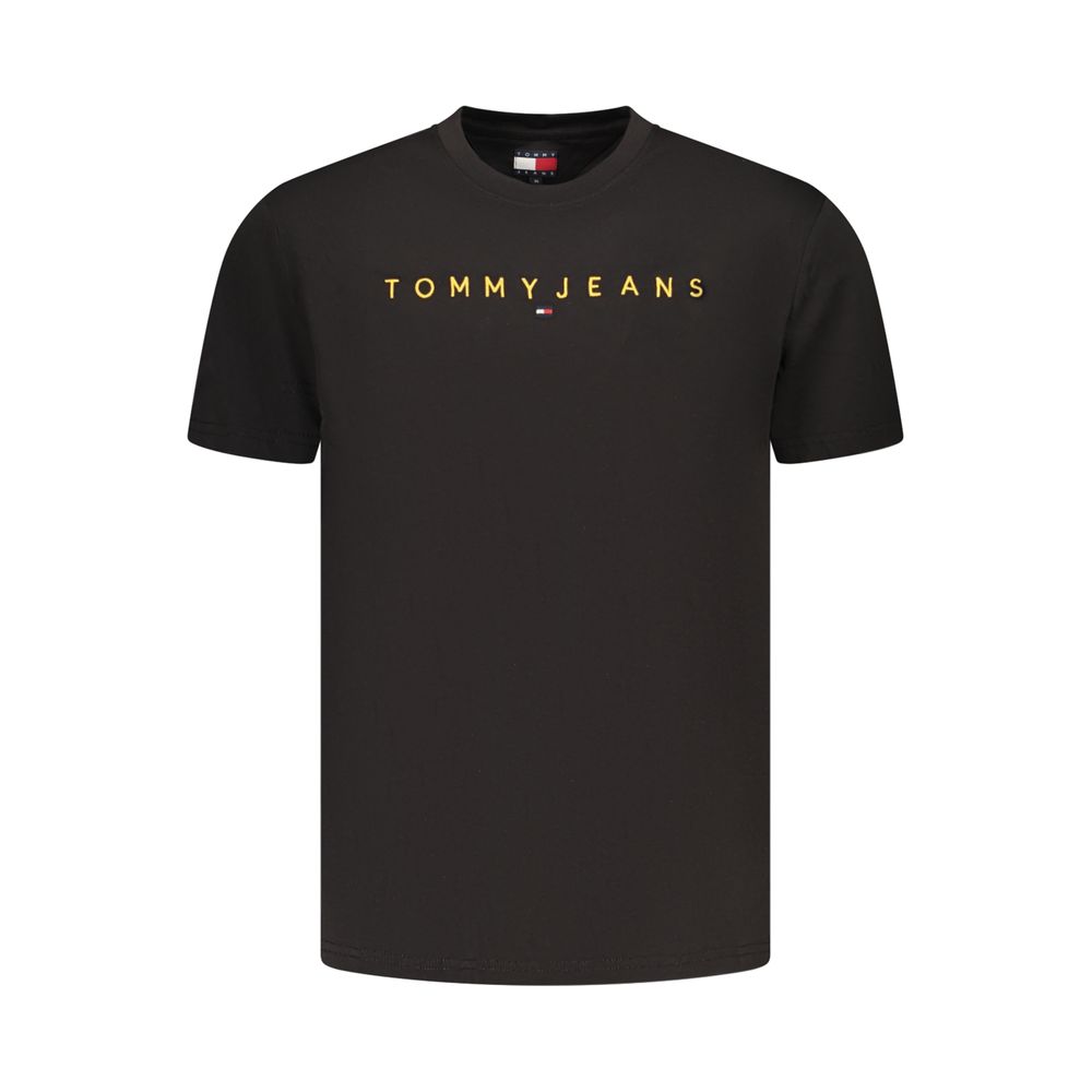 Camiseta Tommy Hilfiger Negra de Algodón para Hombre