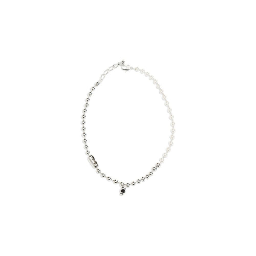 Collar de latón blanco Alexander McQueen