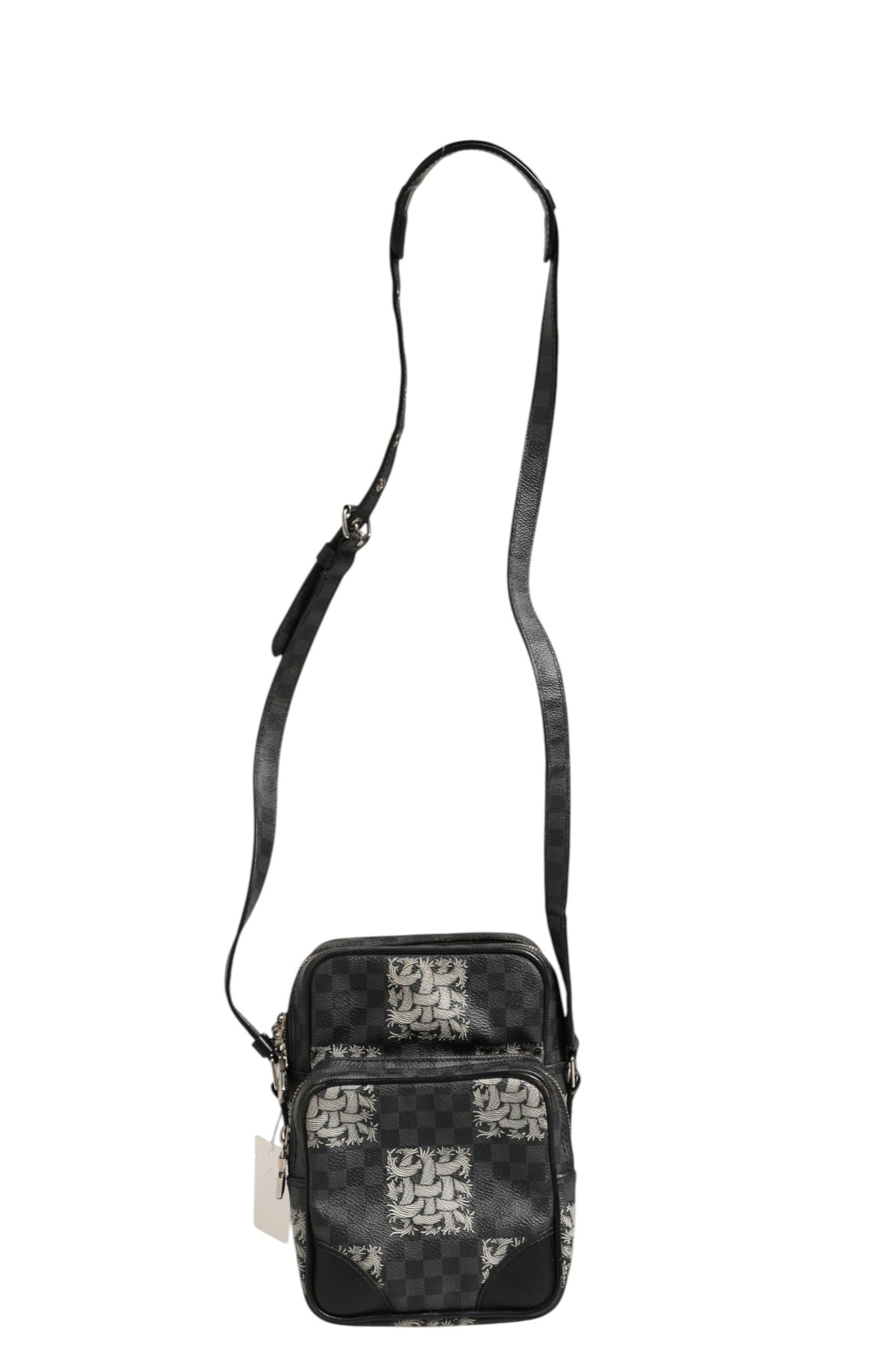Bolso de hombro Louis Vuitton Black Damier Graphite Canvas Amazon Christopher Nemeth