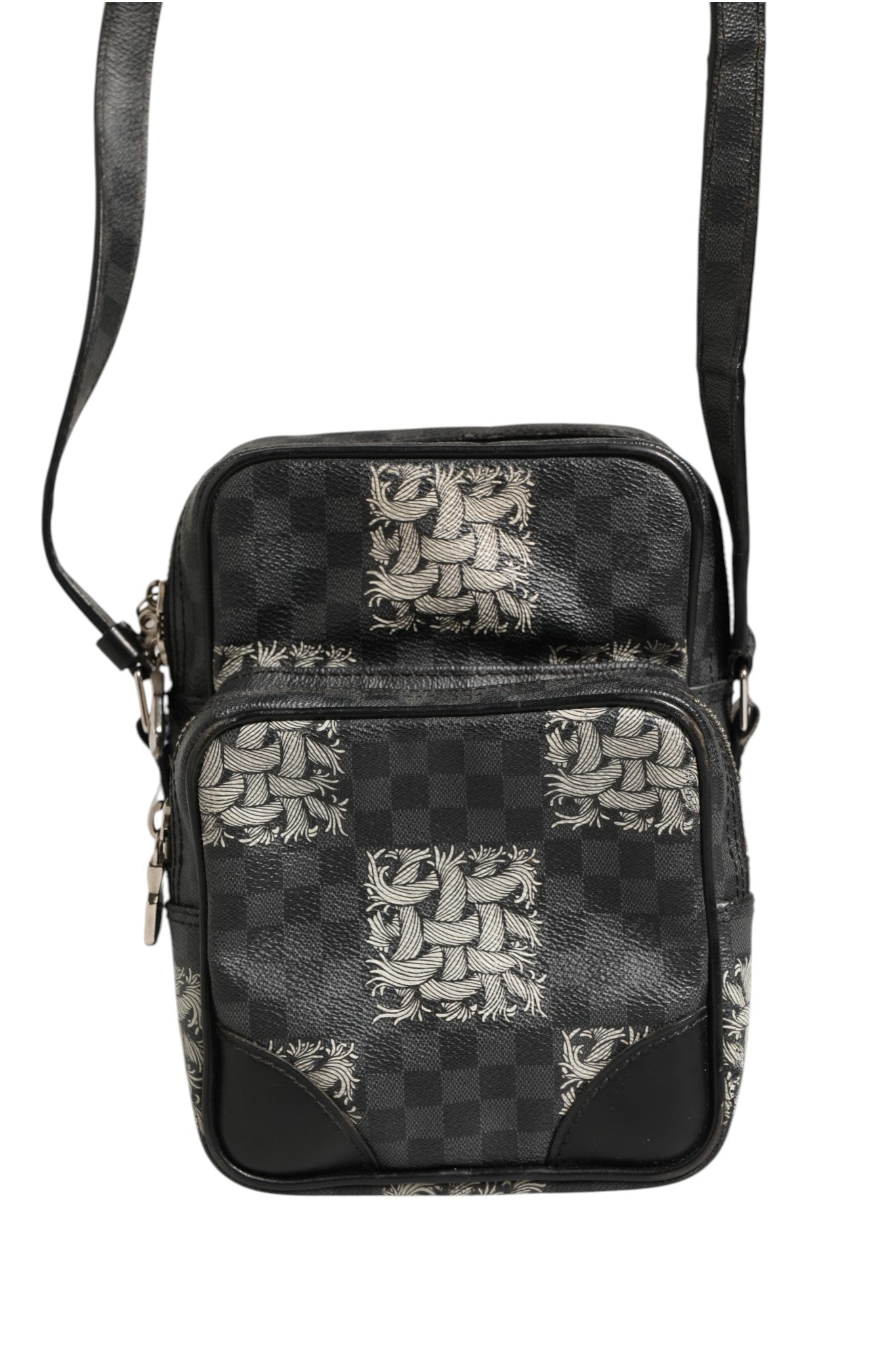 Bolso de hombro Louis Vuitton Black Damier Graphite Canvas Amazon Christopher Nemeth
