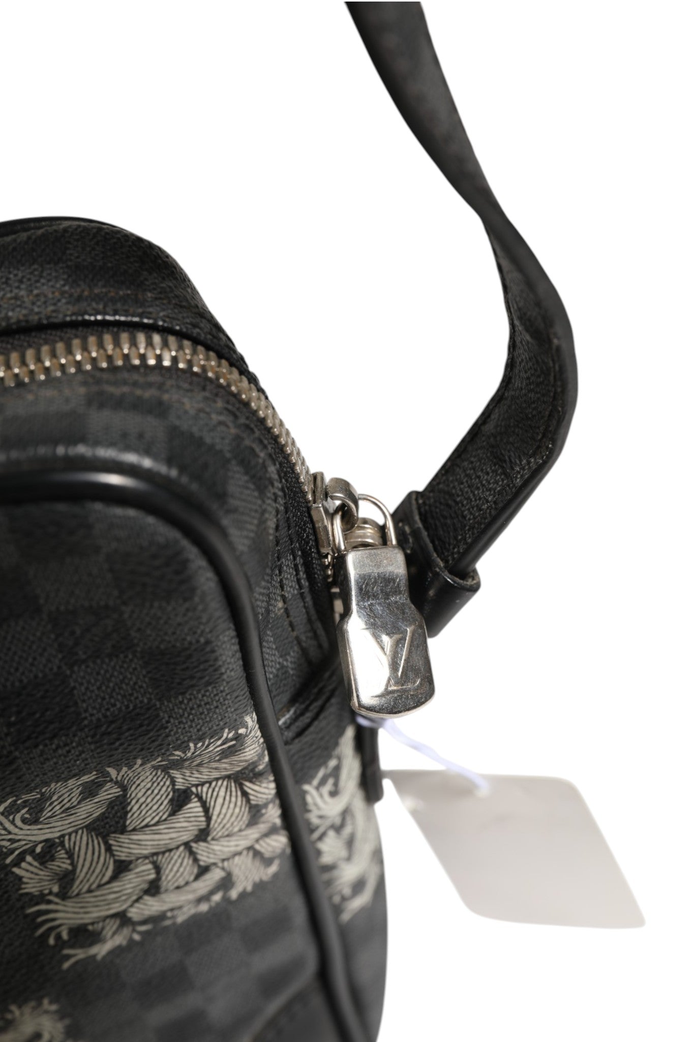 Bolso de hombro Louis Vuitton Black Damier Graphite Canvas Amazon Christopher Nemeth