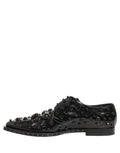 Zapatos Derby Formales de Hombre Dolce & Gabbana de Cuero Negro con Tachuelas