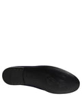 Dolce & Gabbana Blue Satin Logo Slip On Flats Loafers Shoes
