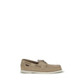 Sebago Beige Calf Leather Bos Taurus Slip-On Loafers