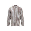 Sebago Brown Cotton Pattern Shirt