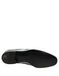 Dolce & Gabbana White Floral Embellished Men Loafers Shoes