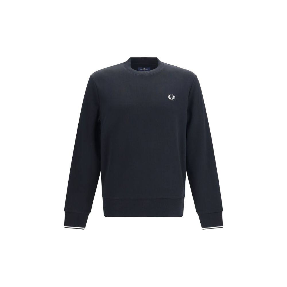 Sudadera Fred Perry negra de algodón
