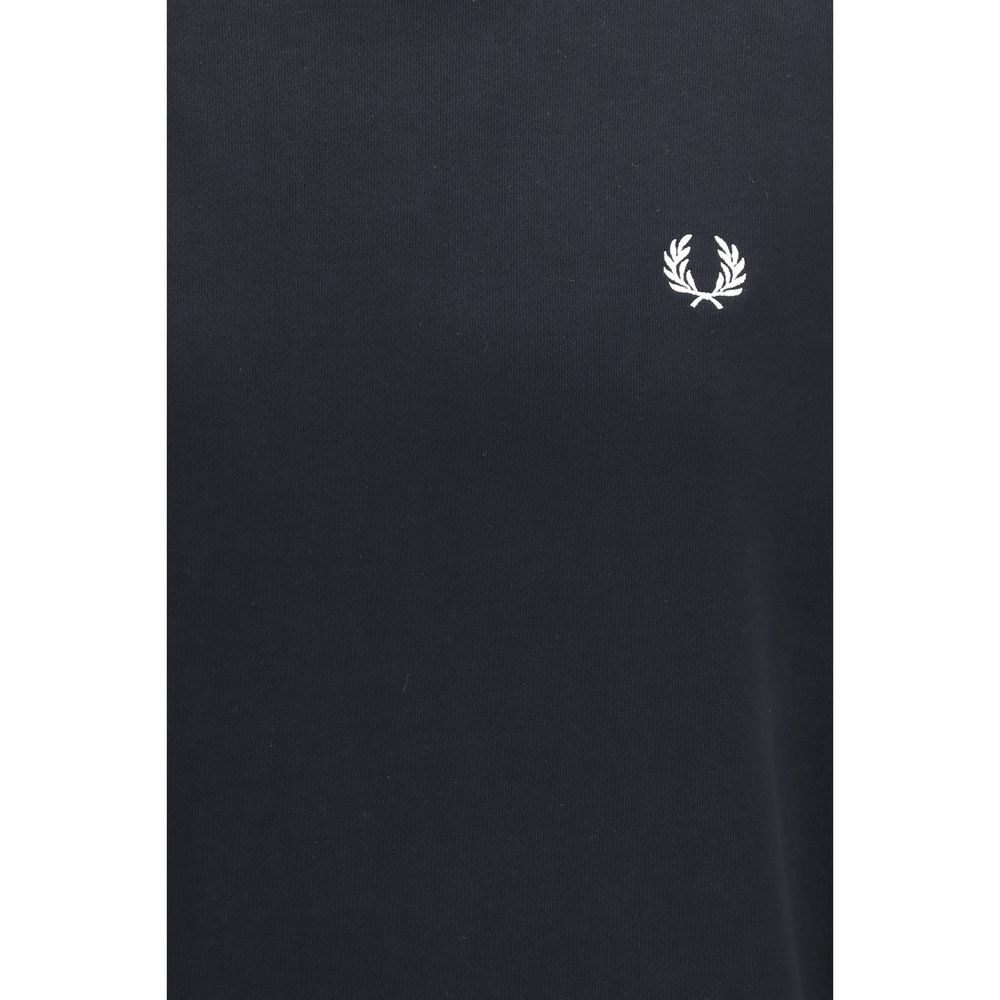 Sudadera Fred Perry negra de algodón