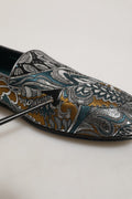 Zapatos de hombre Dolce & Gabbana Mocacines Brocado Paisley Multicolor