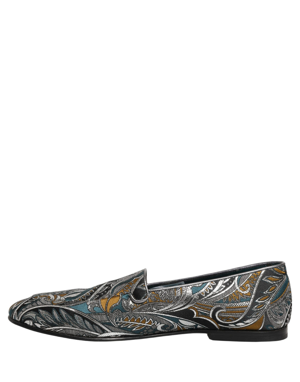 Zapatos de hombre Dolce & Gabbana Mocacines Brocado Paisley Multicolor