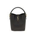 Saint Laurent Black Calf Leather Bos Taurus Shoulder Bag