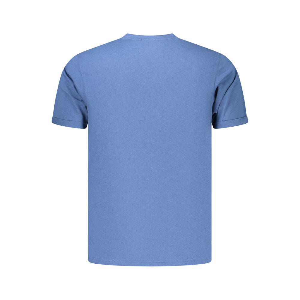 Camiseta de hombre Coveri Moving Blue de algodón