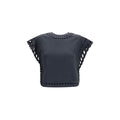 Marant Etoile Black Cotton T-Shirt