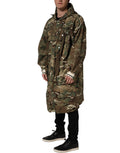 Dolce & Gabbana Multicolor Camouflage Hooded Coat Jacket