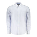 Camisa de Algodón Azzurro North Sails para Hombre de Manga Larga y Cuello Abotonado