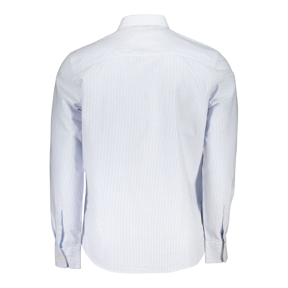 Camisa de Algodón Azzurro North Sails para Hombre de Manga Larga y Cuello Abotonado