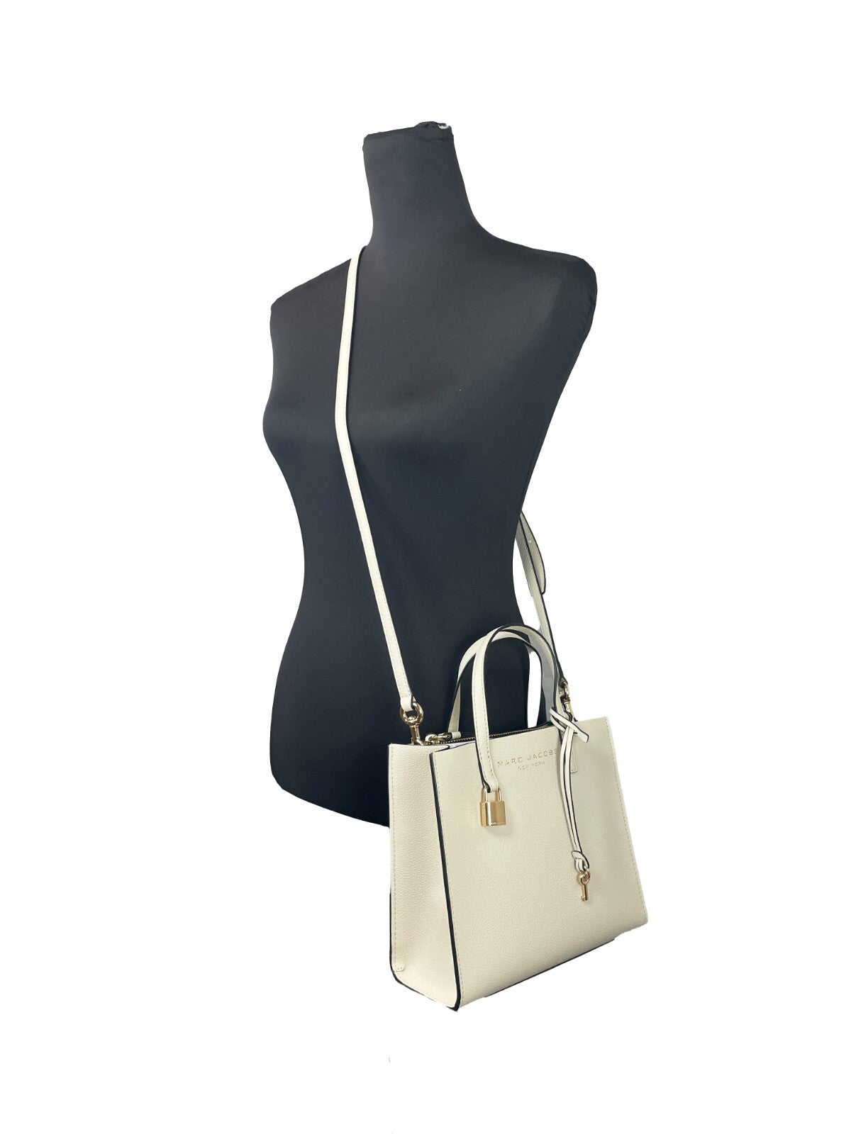Marc Jacobs Women'S Mini Pebbled Tote - Marshmallow