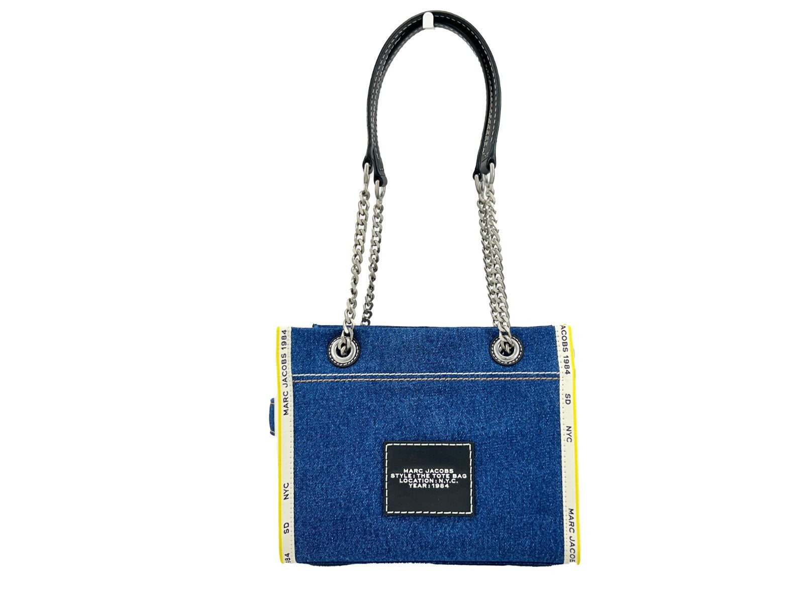 Minibolso tote Marc Jacobs Denim Chain