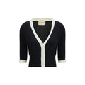 Valentino Black Cotton Cardigan