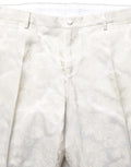 Dolce & Gabbana White Floral Men Dress Formal Trouser Pants