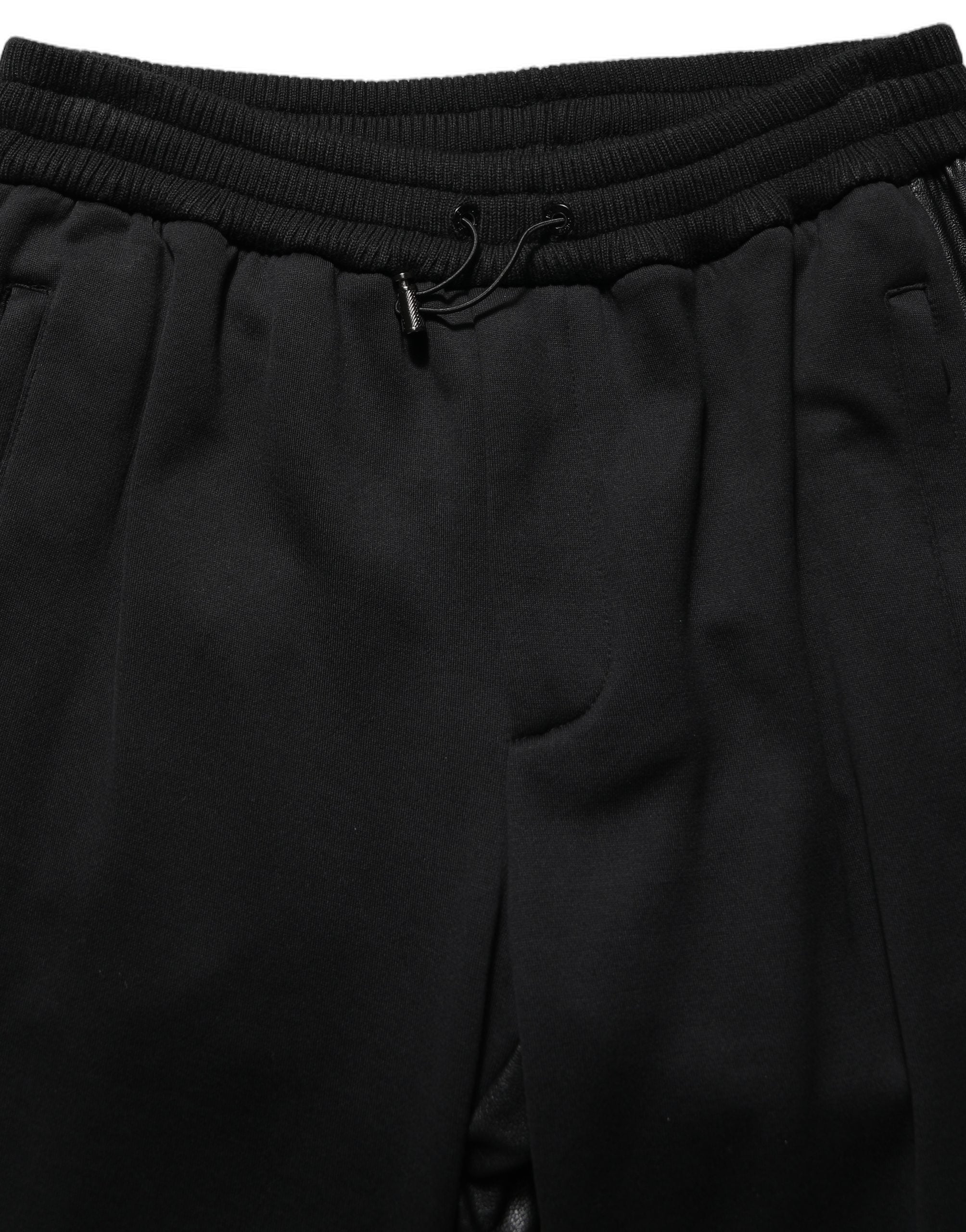 Dolce & Gabbana Pantalones de chándal cargo negros de talle medio