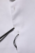 Dolce & Gabbana White Cotton MARTINI Sleeveless Men Dress Shirt