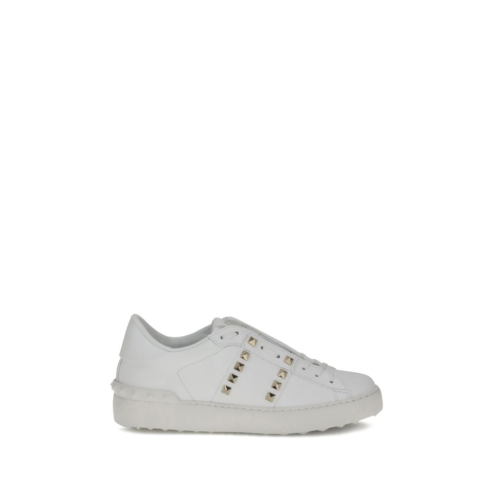 Zapatillas Valentino Garavani de piel de becerro blanca Bos Taurus