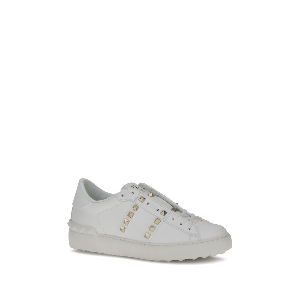 Zapatillas Valentino Garavani de piel de becerro blanca Bos Taurus