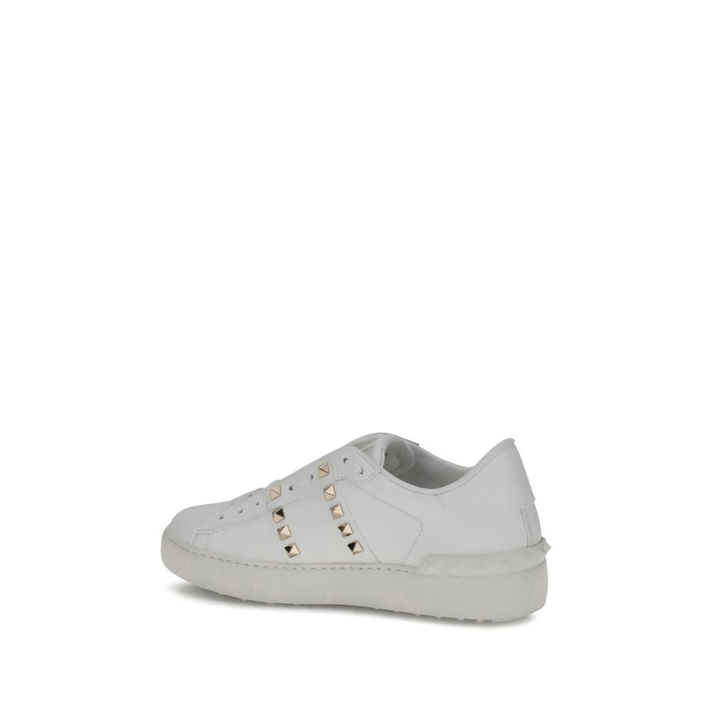 Zapatillas Valentino Garavani de piel de becerro blanca Bos Taurus