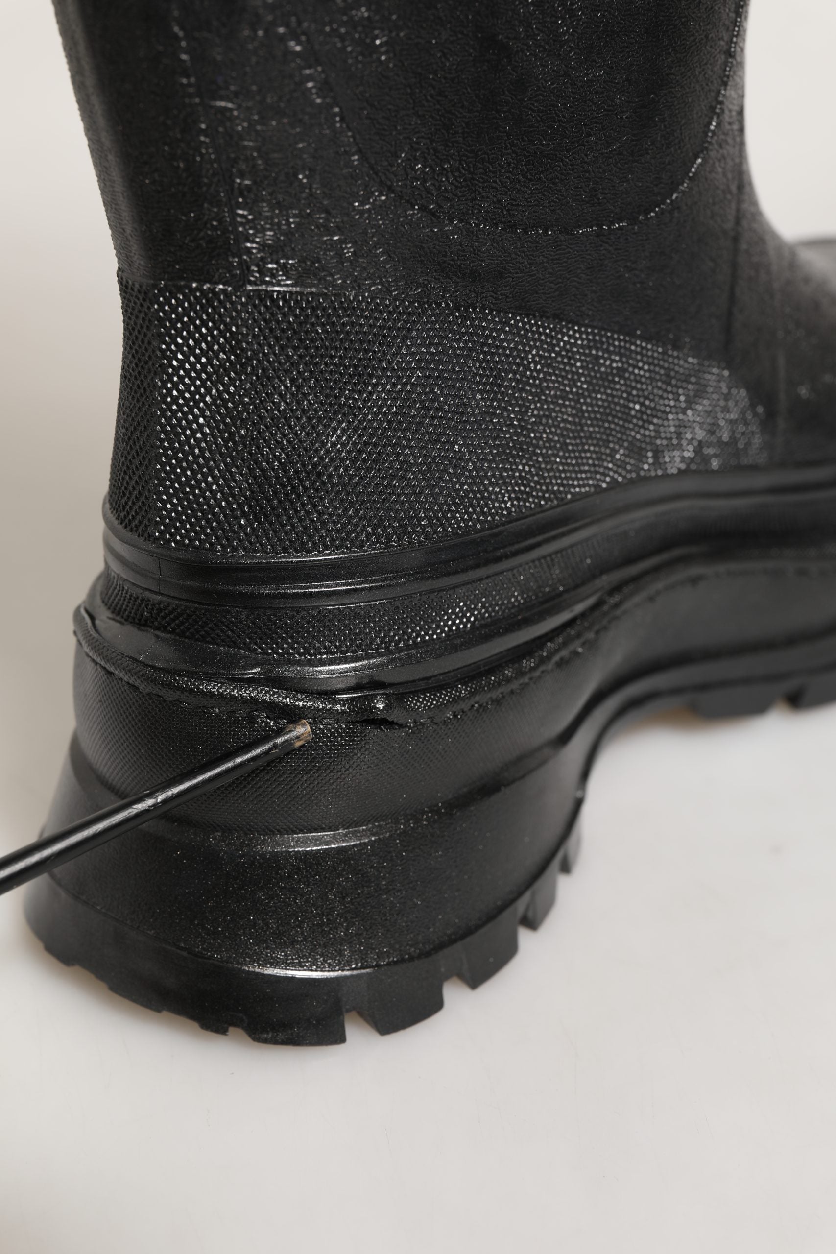 Botas de lluvia Dolce & Gabbana de PVC negro para hombre