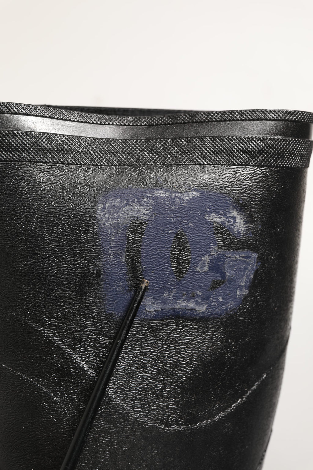Botas de lluvia Dolce & Gabbana de PVC negro para hombre