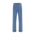 Valentino Blue Cotton Straight-Leg Jeans