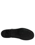 Dolce & Gabbana Black Leather Men Derby Dress Formal Shoes