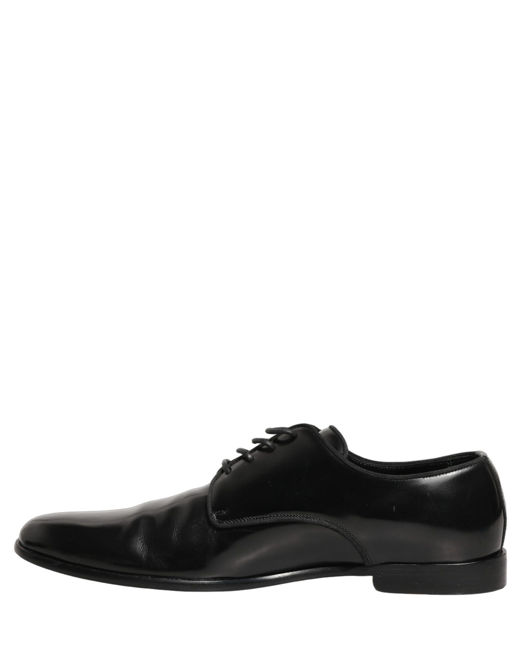 Zapatos de vestir formales tipo Derby de cuero negro Dolce & Gabbana para hombre