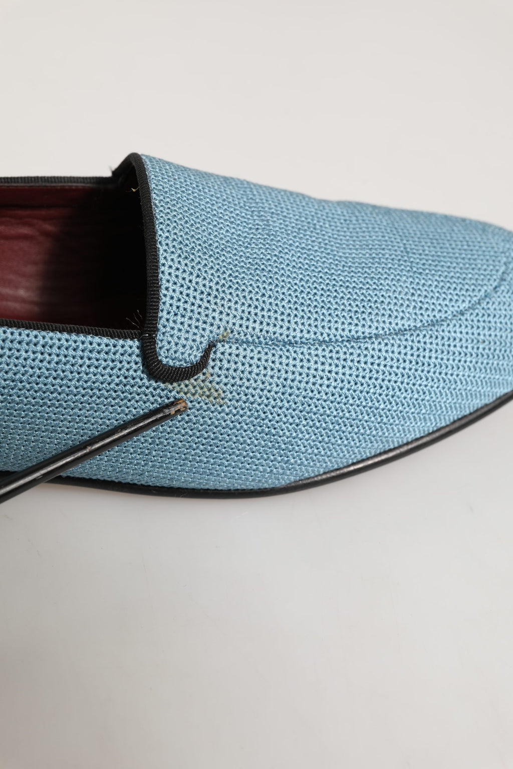 Mocasines de vestir Dolce & Gabbana tejidos azules para hombre