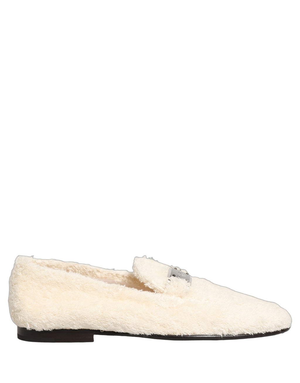 Zapatos mocasines de vestir para hombre Dolce & Gabbana de piel de oveja blanca