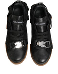 Zapatillas Bajas de Hombre de Piel Negra Dolce & Gabbana