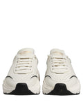 Dolce & Gabbana White Black Daymaster Low Top Men Sneakers Shoes