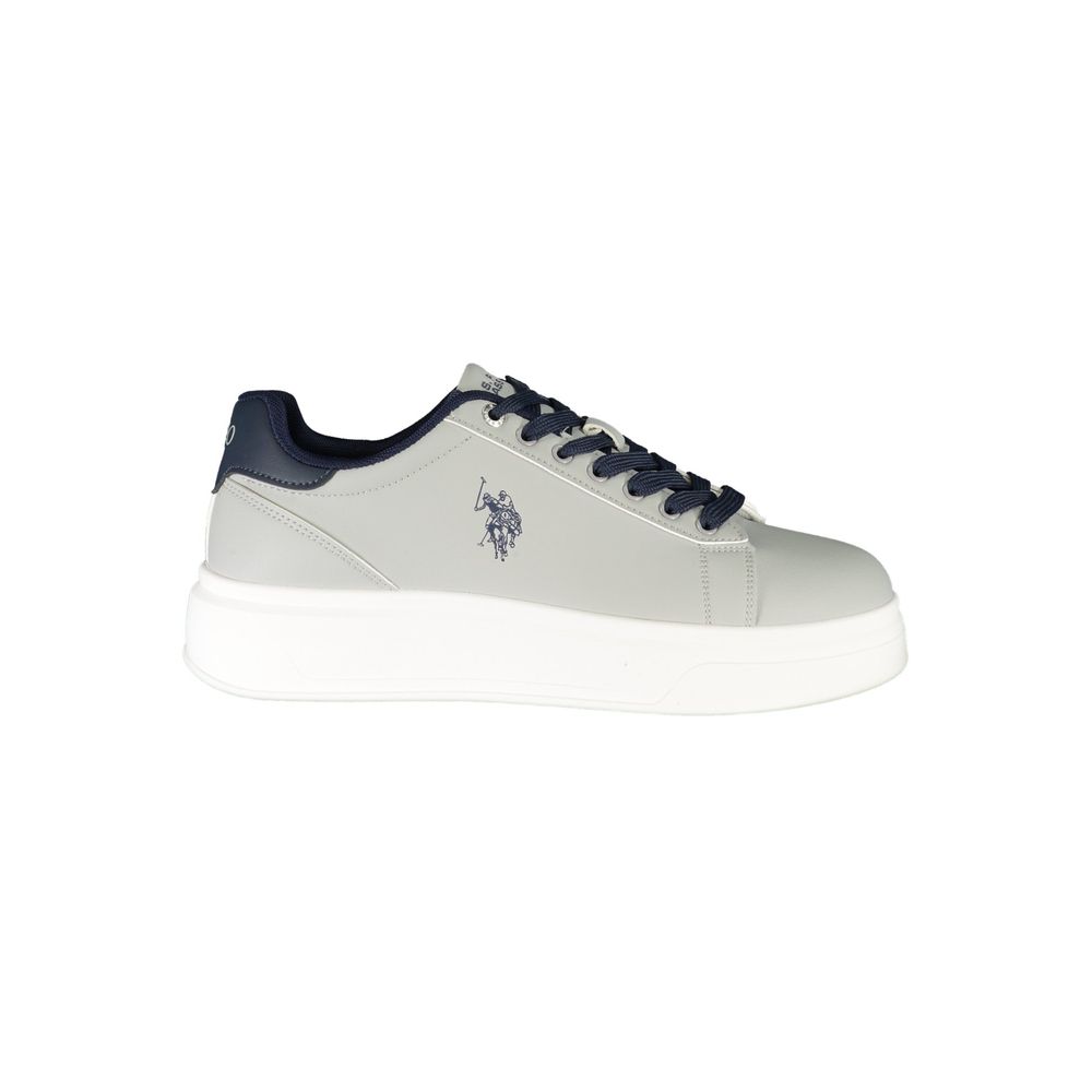 U.S. POLO ASSN. Gray Polyester Athletic Sneakers