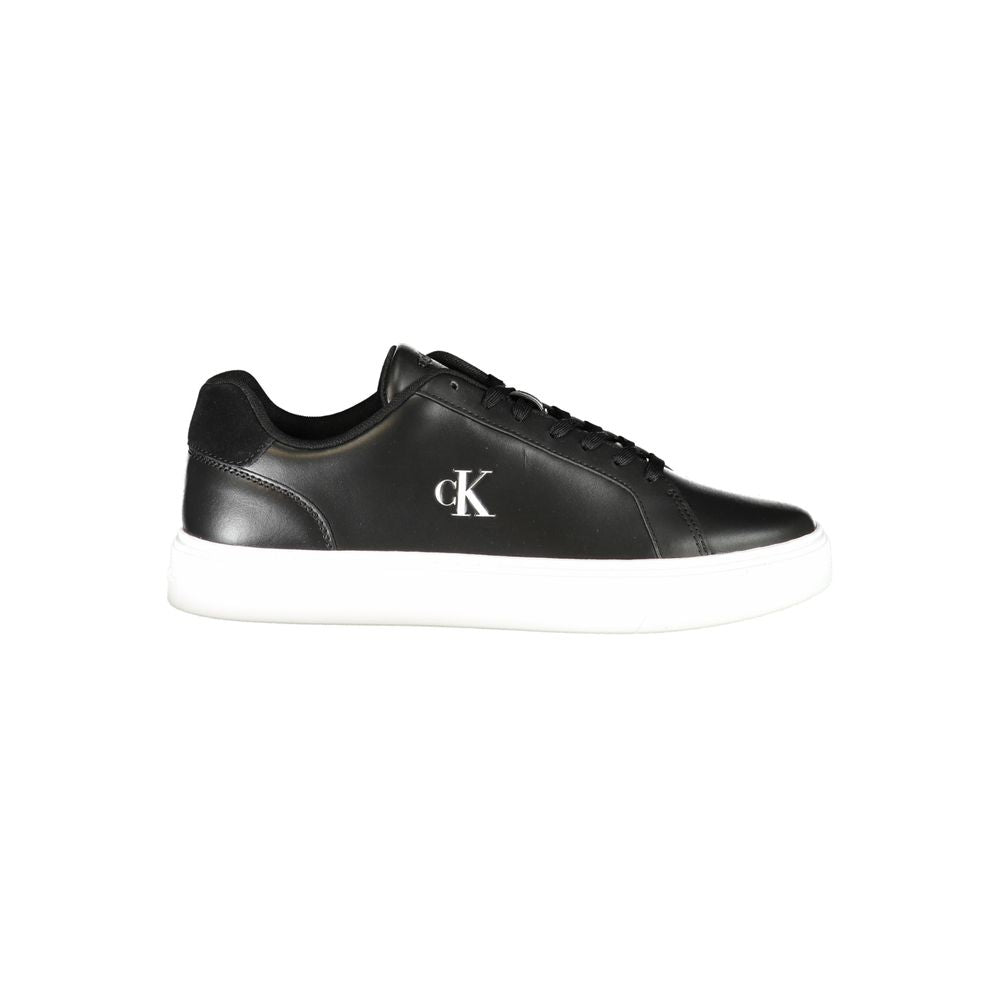 Zapatillas de hombre de poliuretano negras Calvin Klein