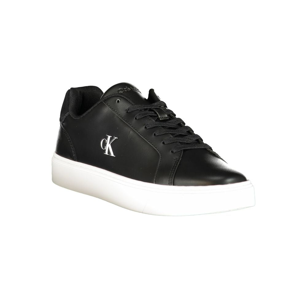 Zapatillas de hombre de poliuretano negras Calvin Klein