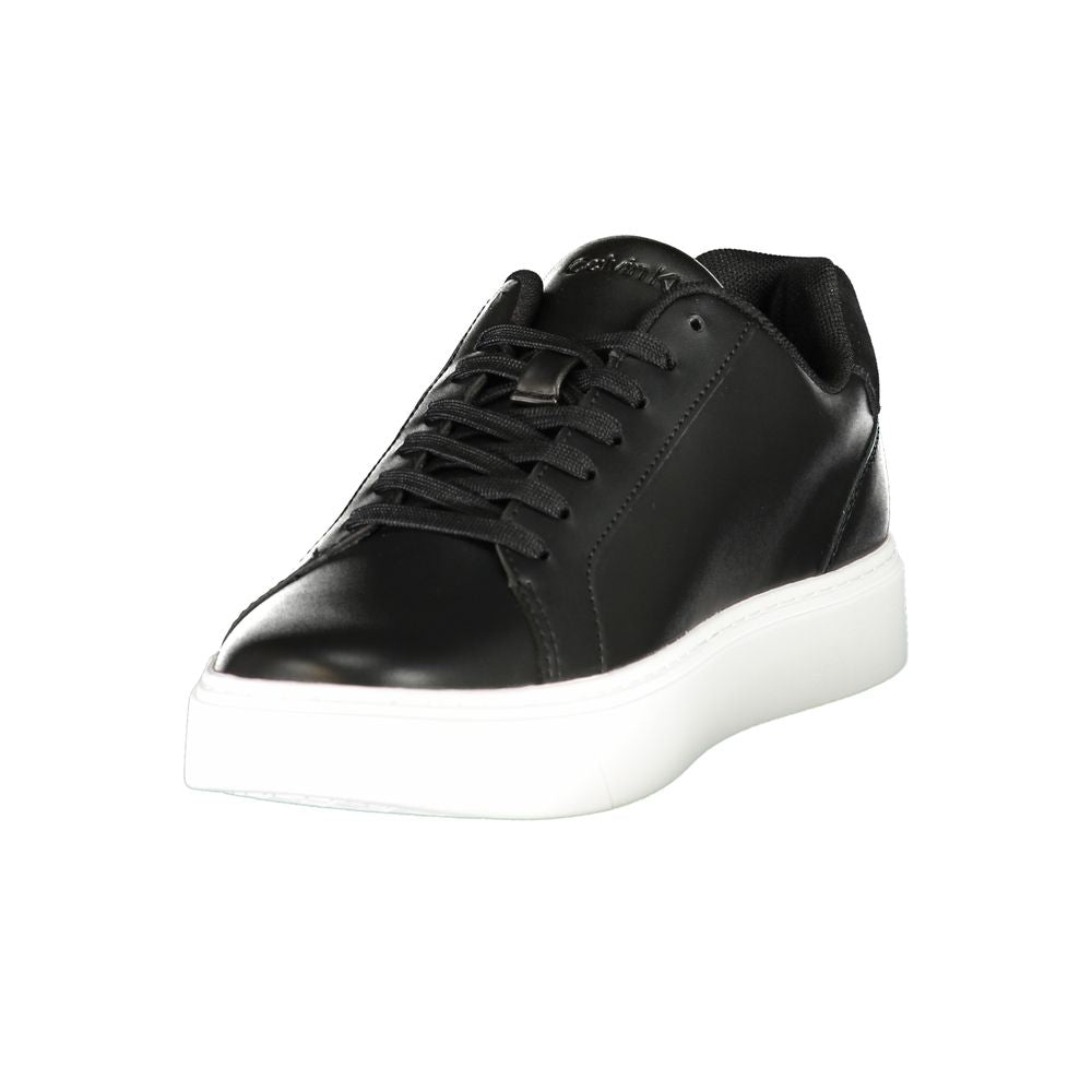 Zapatillas de hombre de poliuretano negras Calvin Klein